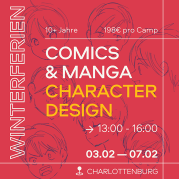 Winterferien 2025 Comics & Manga :Character Design Gruppe 10+