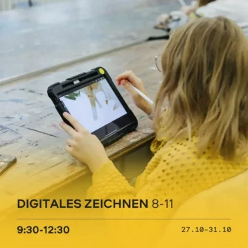 Herbstcamp 2025 Digitales Zeichnen Gruppe 8-11